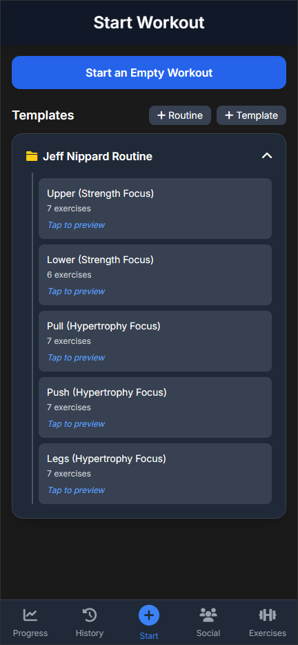 NoXcuses Web App